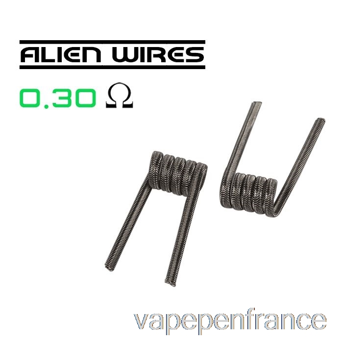 Wotofo Comp Wire - Bobines Préconstruites 0,3ohm Alien - Pack De 10 Stylos Vape